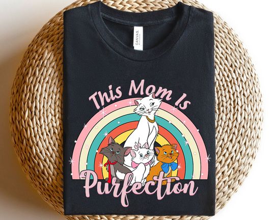 Cute Disney Mother's Day The Aristocats This Mom Is Purfection Shirt