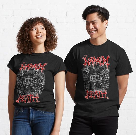 New Best Napalm Death New Logo T-Shirt