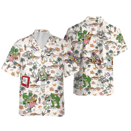 Disney Toy Story Hawaiian Shirt, Tropical Summer Disney Trip Hawaii Shirt