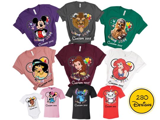 Disney family shirts, Disney Shirts, Disney family shirts matching 2024, Disney trip shirt