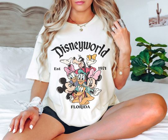 Retro Disneyworld Florida Shirt, Disneyworld Est 1971 Shirt, Disney Vacation Shirt