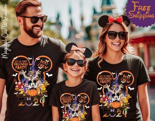 Disney Halloween, Not So Scary Halloween Shirt, Disney Matching, Disney Shirts