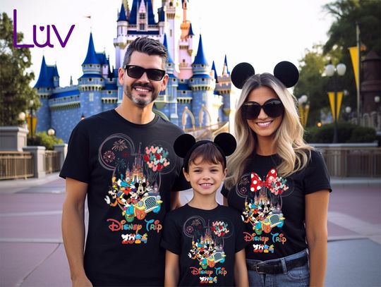 Disneyland Trip Shirt, Family Disney Shirts, Mickey Mouse T Shirts, Family Trip T-Shirts