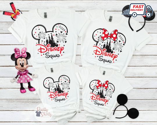 Disney Squad Shirt, Disney Group Shirt, Disney Matching Shirts, Custom Disney Family Shirt