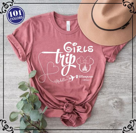 Disney Girls Trip Shirt, Girls Trip Shirt, Disney Disneyland Shirt, Girls Travel Shirt