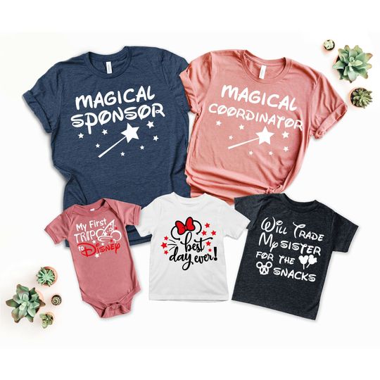 Disney Family Shirts, Magical Coordinator Magical Sponsor Disney Shirts, Best Day Ever Shirt