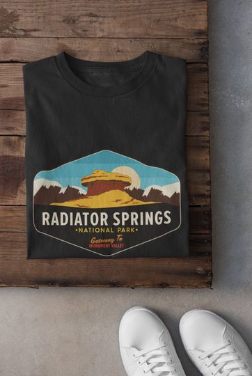 Disney Cars T-Shirt, Radiator Springs National Park T-Shirt, Lightning McQueen Shirt