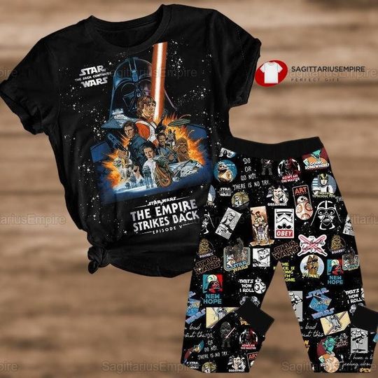 Star Wars The Empire Strikes Back Pajamas Set, Star Wars T-Shirt