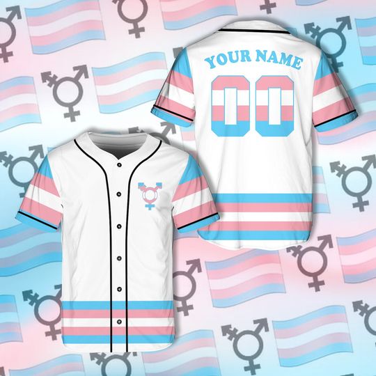 Custom LGBTQ Pride Month Baseball Jersey