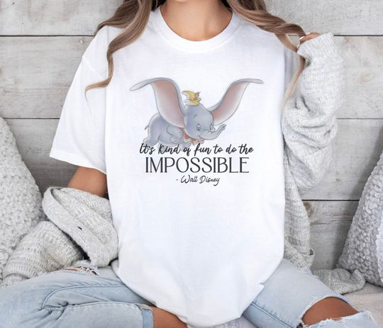 Vintage Impossible Dumbo Disney Shirt