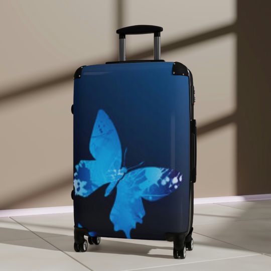 Blue Butterfly Luggage Cool butterfly Suitcase