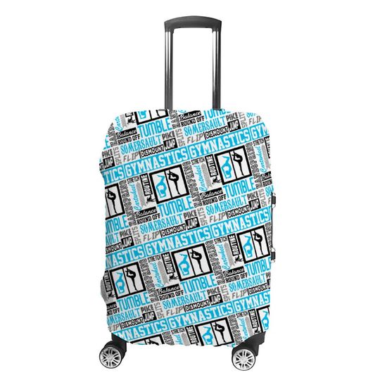 Gymnastics Luggage Cover For Women And Girls, Cute Suitcase Protector