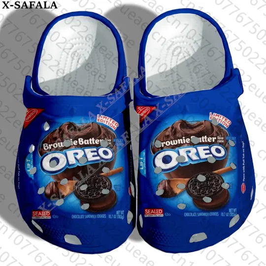 Funny Snack Oreo Cookie Dessert Clogs Shoes