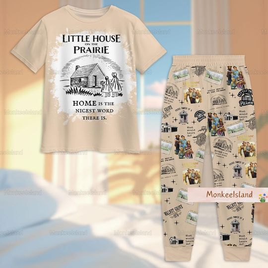 Little House On The Prairie Pajamas Set, Movie Pajamas
