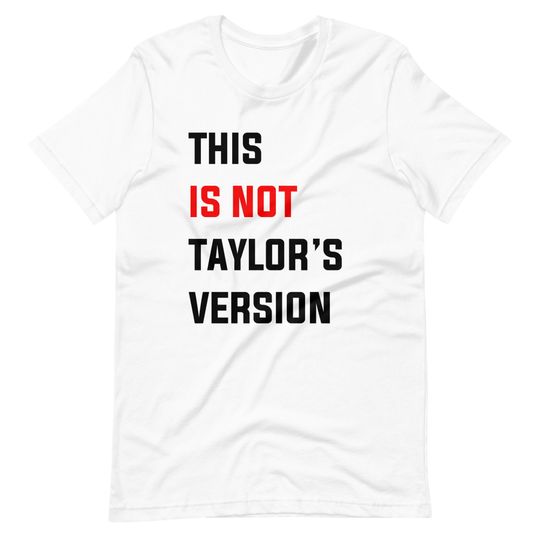 This is *NOT* Taylo version Shirt, Eras Tour Merch