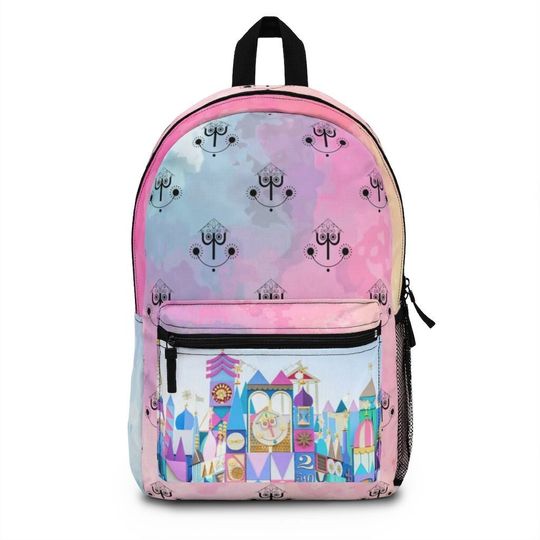 Disney Small World Magic Kingdom Custom Gift School Backpack