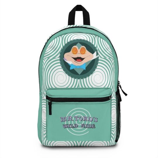Disney Mr Toad's Wild Ride Custom Gift School Backpack