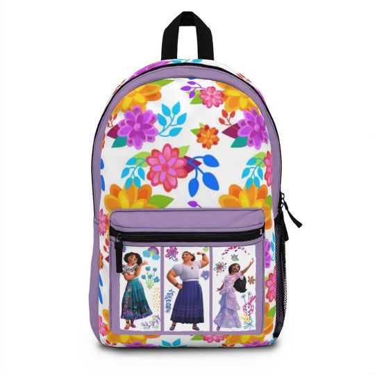 Encanto Sisters Disney Mirabel Luisa Isabel Custom Gift School Backpack
