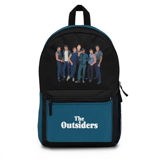 The Outsiders Retro 80's Ponyboy Sodapop Two-Bit Darry Dallas Johnny Steve School Backpack