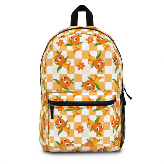 Orange Bird Epcot Disney Custom Gift School Backpack