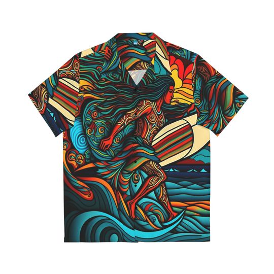 Hawaiian Shirt (AOP) | HutBoy Island Style 32 | Graphic Tee