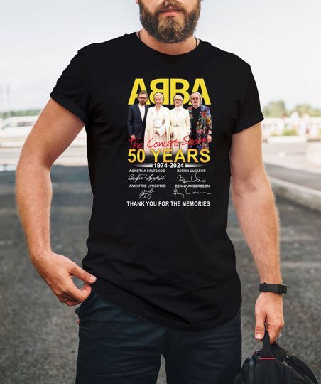 Appa Band 50th Anniversary 1974 - 2024 Signature T-Shirt