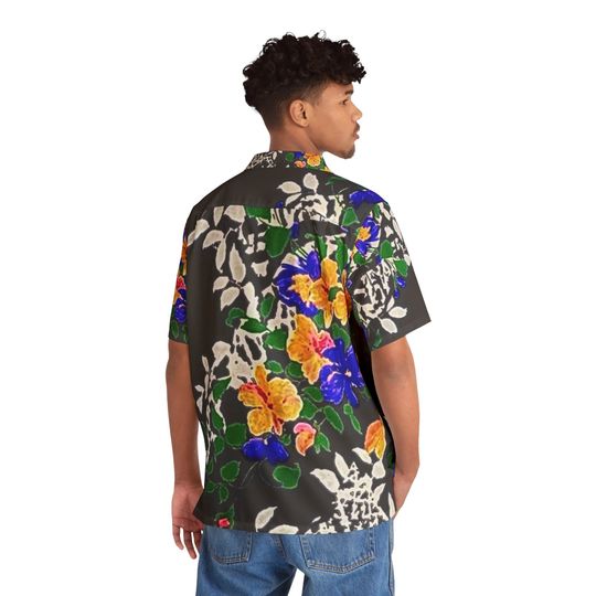 Sublime Men's Floral Hawaiian Shirt (AOP) Colorful