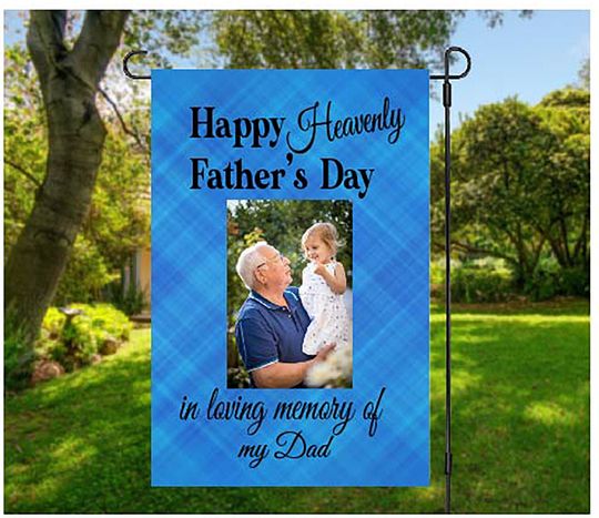 FATHERS DAY MEMORIAL flag,  In Loving Memory of Dad Flag, Memorial Fathers Dayndpa