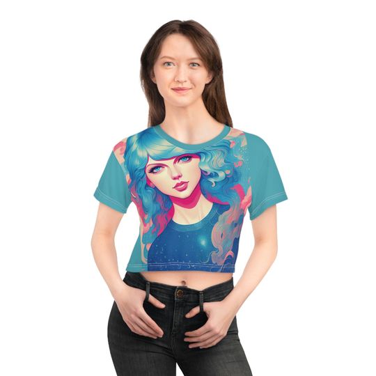 Concert T-shirt Cute Crop Tops | Cropped Graphic Tee | Music T Shirt