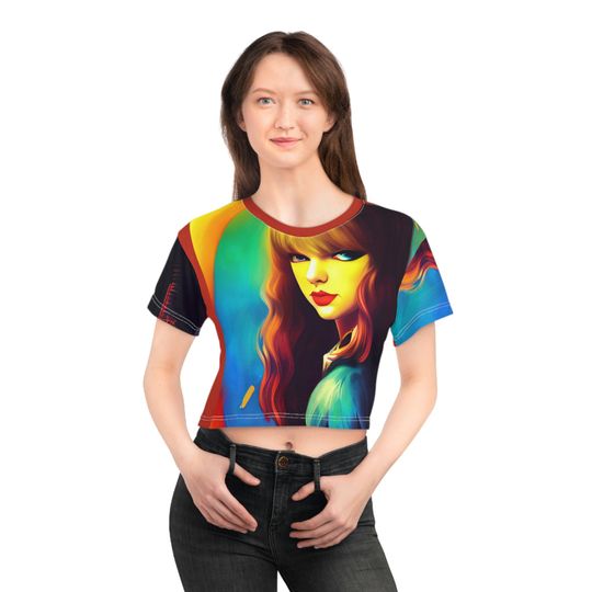 Concert T-Shirt Cute Crop Tops | Cropped Graphic Tee | Music T Shirt