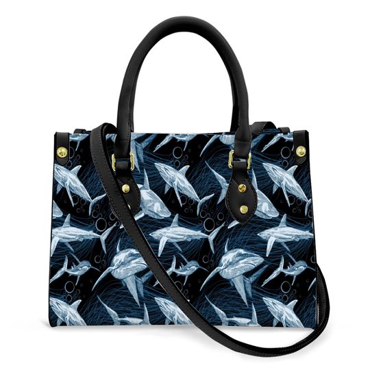 Pretty Tiger Shark Handbag With Shoulder Straps
