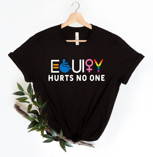 Equality Hurts No One Shirt, Black Lives Matter, Equal Rights, Pride Shirt, LGBT Shirt