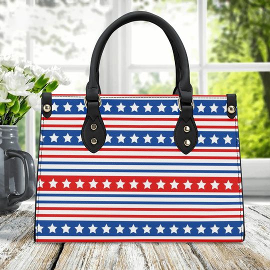 America Stars and Stipes Bag July 4th/Memorial Day star design ladies handbag