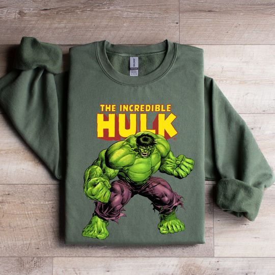 Unisex Vintage 90s The Incredible Hulk Sweatshirt