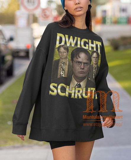 RETRO Dw Schrute The Office Sweatshirt,  Movie Actor Shirt, TV Show Shirt