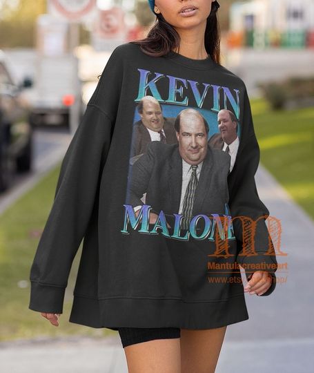 Kevin Malone Vintage sweatshirt - Movie Actor Shirt, TV Show Shirt