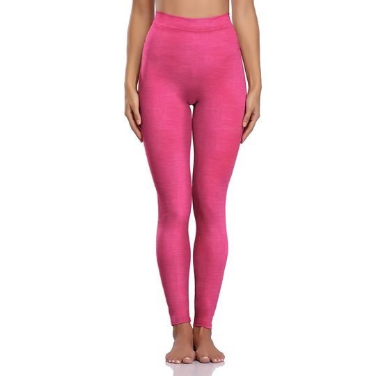 Women's Ultra-Soft Cozy Seamless Marled Space Dye Active Athletic Stretch Yoga Leggings