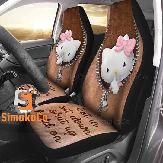 Hello Kitty Car Seat Covers, Seat Covers For Car, Hello Kitty Auto Seat Cover