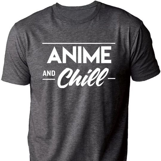 Anime And Chill Mens T-Shirt, Anime Shirt, Gift for Anime Lover, Father's day gift