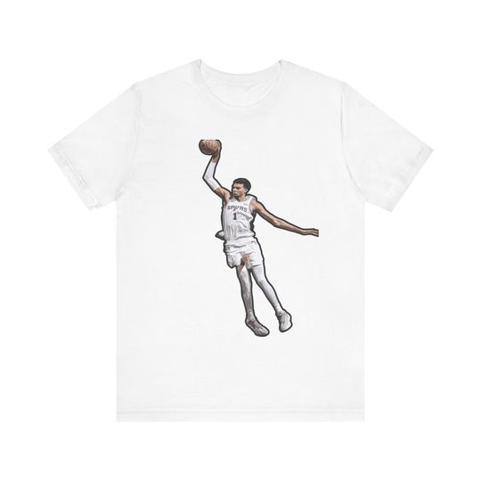 Victor Wembanyama Dunk San Antonio Spurs NBA Graphic Basketball Unisex T-Shirt
