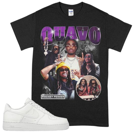 Vintage Quavo Tshirt, Quavo Homage Graphic Bootleg Retro 90's Fans Unisex T-Shirt