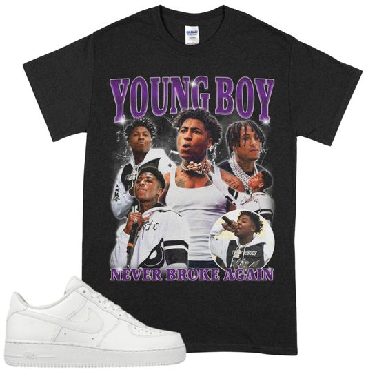 Vintage Youngboy NBA T Shirt, Young Boy T-Shirt, Youngboy Bootleg Y2k 90s Style Unisex T Shirt