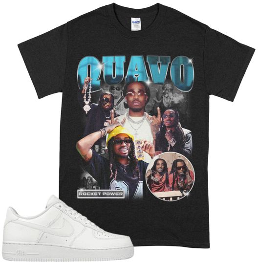 Vintage Quavo Tshirt, Quavo Graphic Tee, Quavo Merch, Quavo Rap Bootleg Y2k 90s Style Unisex T Shirt
