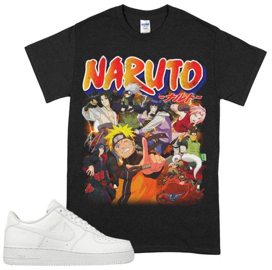 Anime Narutoo Vintage Special, Famous Japanese Anime Manga Graphic T-Shirt