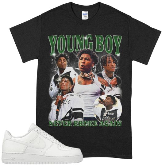 YoungBoy Tee, Never Broke Again, NBA Hip Hop Tee, YoungBoy Bootleg Y2k 90s Style Unisex T Shirt