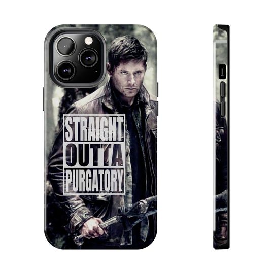 Supernatural Straight Outta Purgatory Dean Winchester Movie Fan iPhone Case