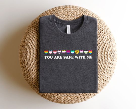 You Are Safe With Me Shirt, LGBT Friendly Shirt