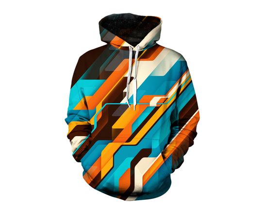 Psychedelic Hoodie - Trippy Abstract Hoodies - Music Festival Clothing - EDM Rave Outfit - Raver Clothes
