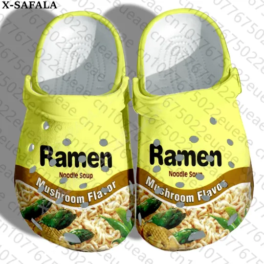 Funny Maruchan Ramen Noodles Clogs