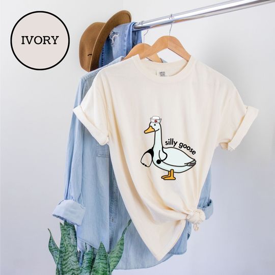 Silly Goose Nurse T-shirt, Silly Goose Shirt, Goose Shirt, Funny Duck T-shirt